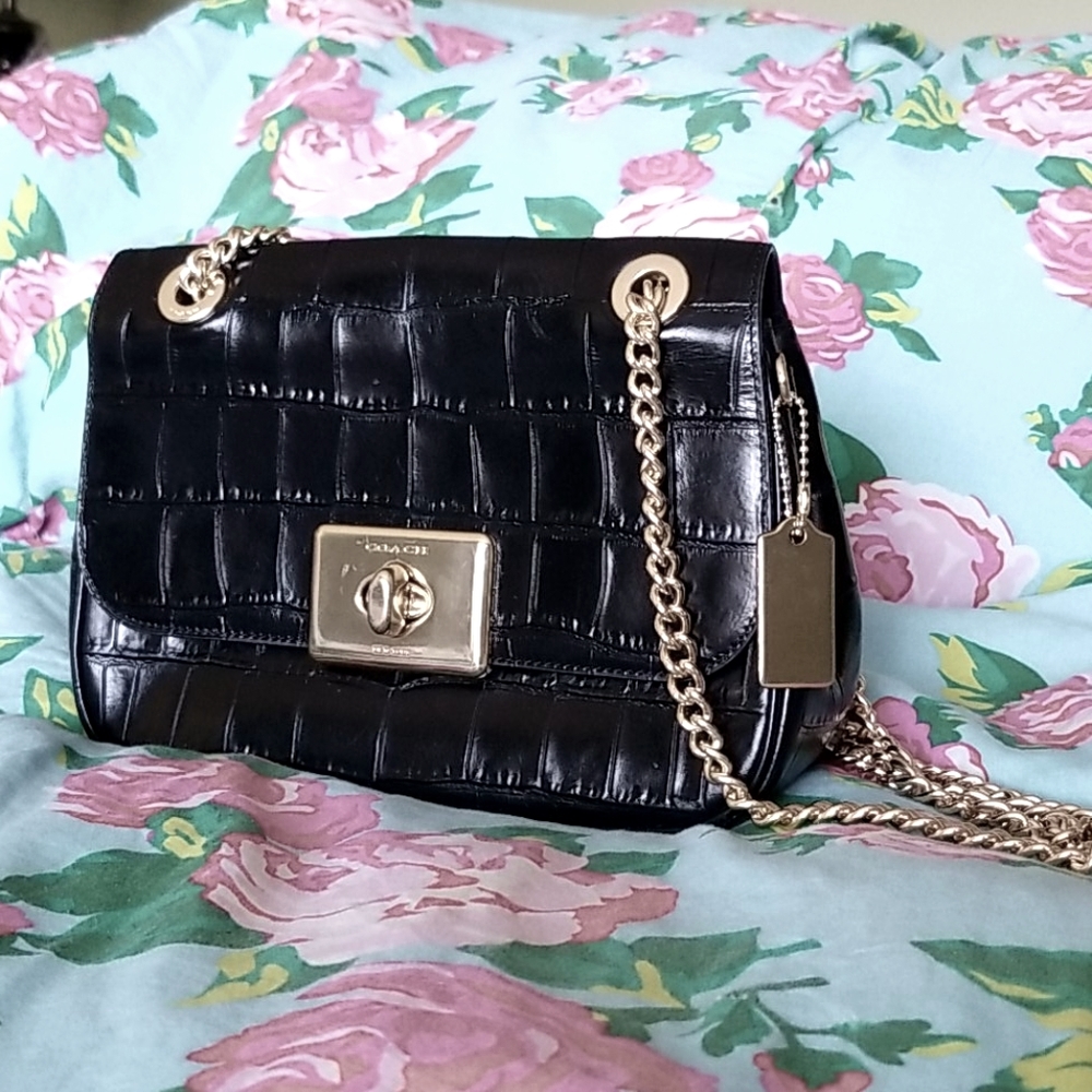 Coach leather purse